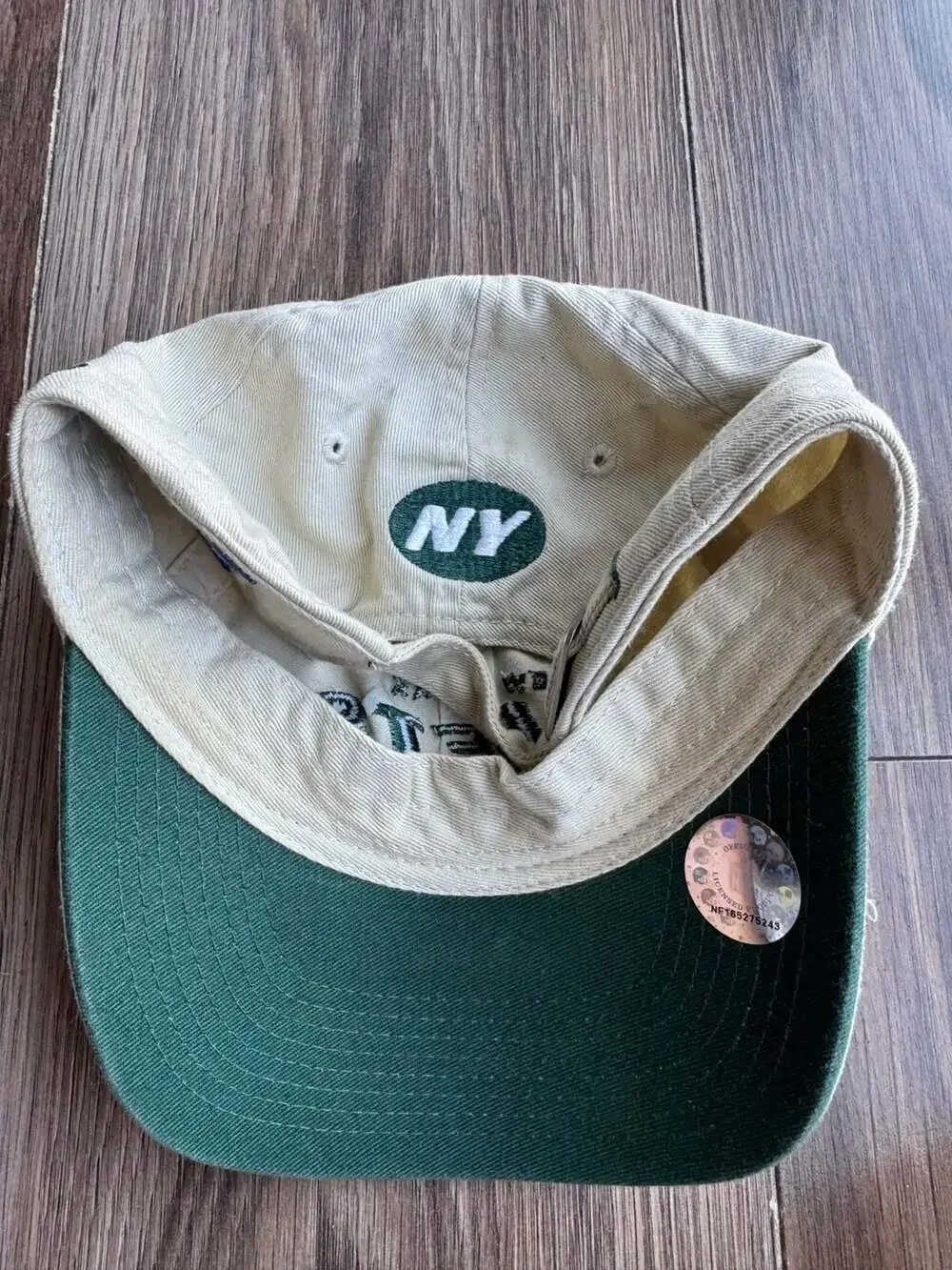 Vintage Reebok NFL Team Apparel On Field New York Jets Khaki/Green Hat